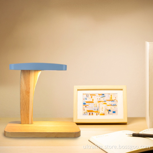 Wood Base Table Lamp For Decoration Bedroom Light